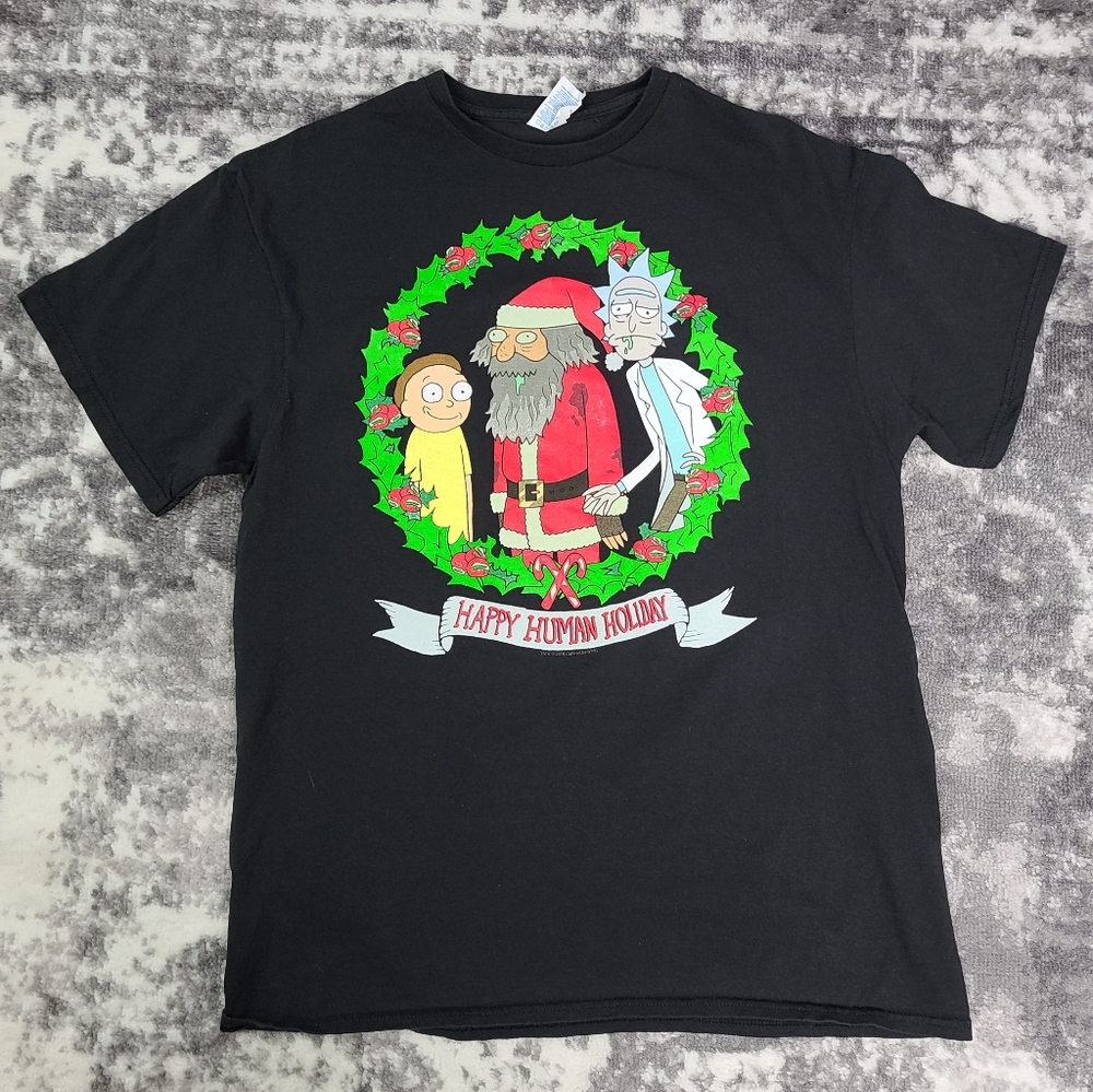 The Human Holiday Rock and Morty Christmas